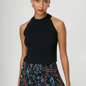 Aritzia Wilfred Crevier Halter Knit Top